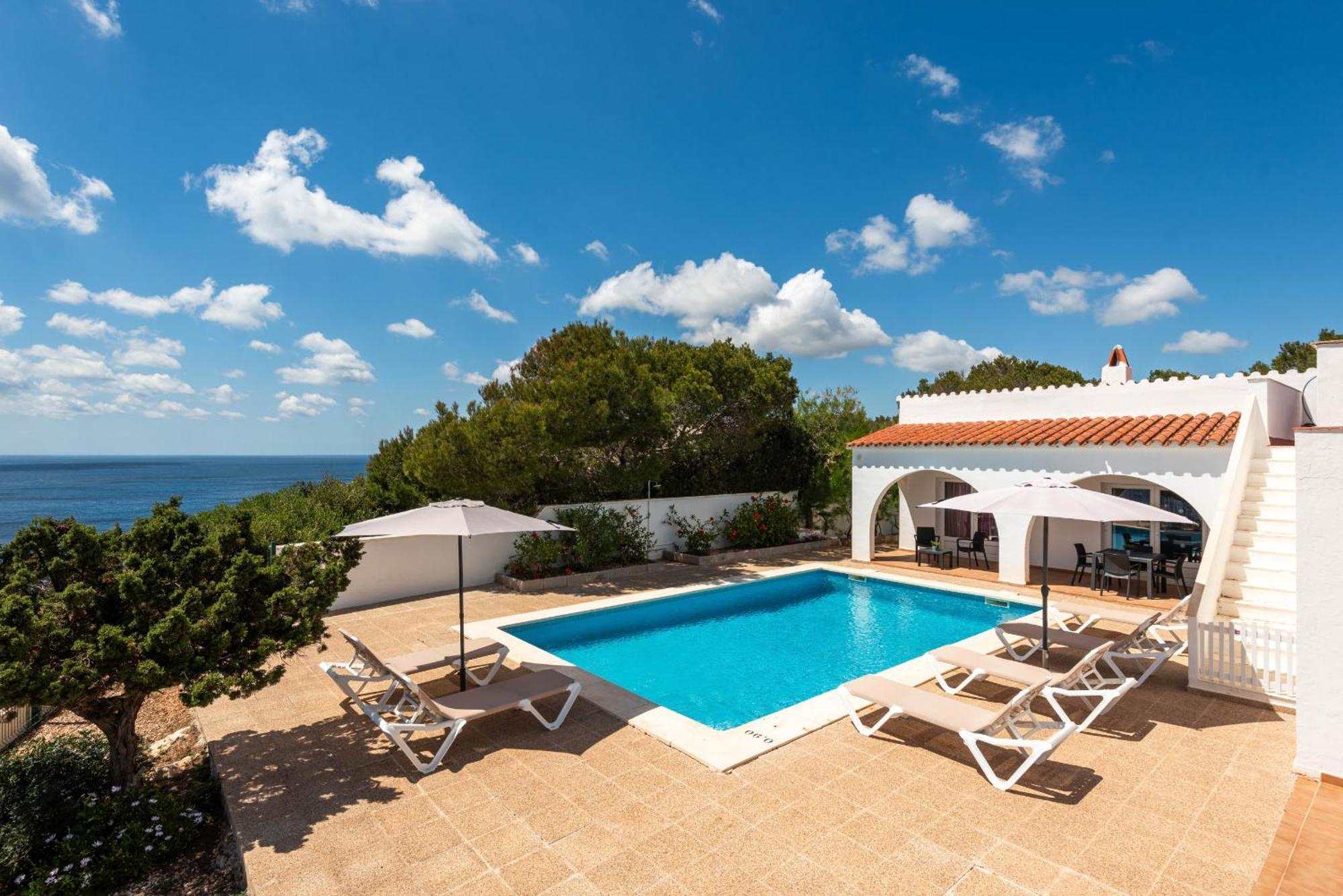 Villa Panorama Cala En Porter  Номер фото